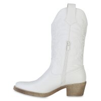 Damen Cowboystiefel in Weiss