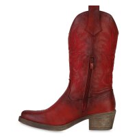 Damen Cowboystiefel in Rot