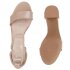 Damen Klassische Sandaletten in Nude Lack