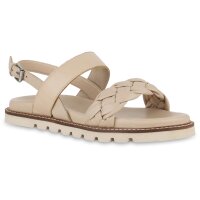 Damen Riemchensandalen in Nude