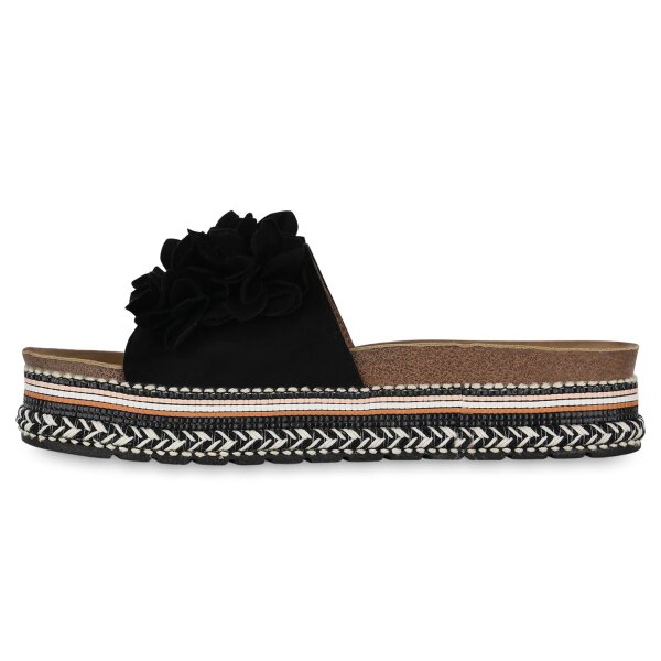 Damen Pantoletten in Schwarz