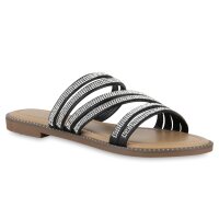 Damen Pantoletten in Schwarz