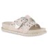 Damen Pantoletten in Beige