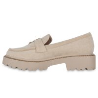 Damen Plateauschuhe in Beige