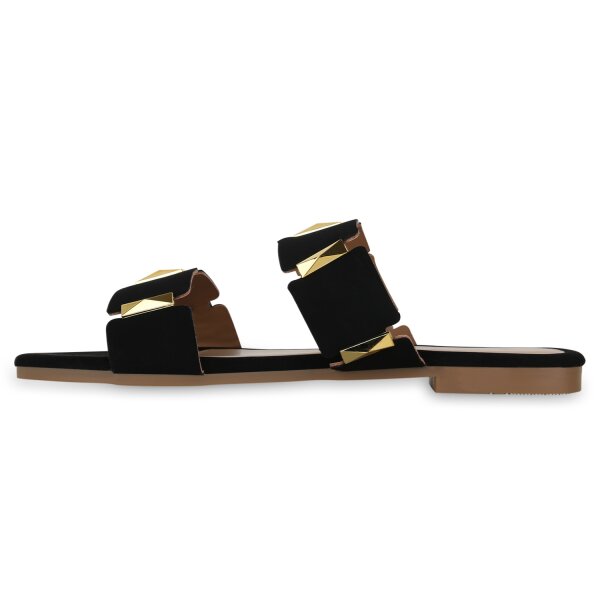 Damen Pantoletten in Schwarz