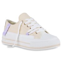 Damen Sneaker Low in Beige