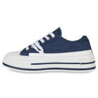 Damen Sneaker Low in Dunkelblau Denim