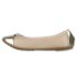 Damen Klassische Ballerinas in Beige Lack