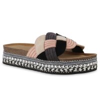 Damen Pantoletten in Schwarz