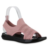 Damen Komfort Sandalen in Altrosa