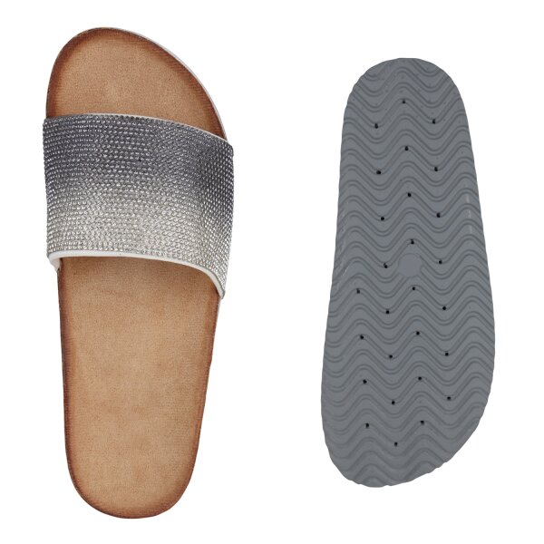 Damen Pantoletten in Weiss