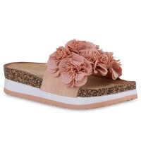 Damen Pantoletten in Rosa