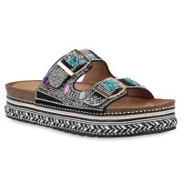 Damen Pantoletten in Schwarz