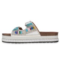 Damen Pantoletten in Weiss