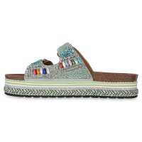 Damen Pantoletten in Hellgrün