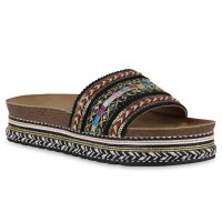 Damen Pantoletten in Schwarz