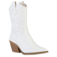 Damen Cowboystiefel in Weiss