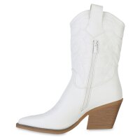 Damen Cowboystiefel in Weiss