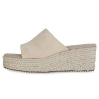 Damen Plateau Sandaletten in Beige