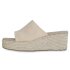 Damen Plateau Sandaletten in Beige