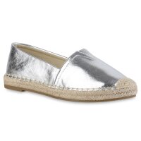 Damen Espadrilles in Silber