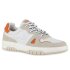 Herren Sneaker Low in Weiss Beige Orange
