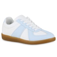 Damen Sneaker Low in Hellblau