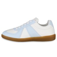 Damen Sneaker Low in Hellblau