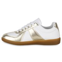 Damen Sneaker Low in Gold
