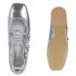 Damen Riemchenballerinas in Silber