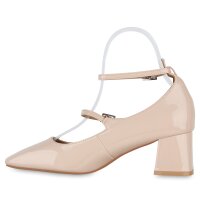Damen Mary Janes in Beige