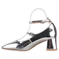 Damen Mary Janes in Silber
