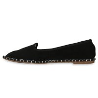 Damen Slip Ons in Schwarz