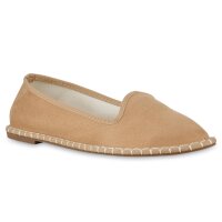 Damen Slip Ons in Hellbraun