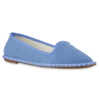 Damen Slip Ons in Blau