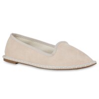 Damen Slip Ons in Beige