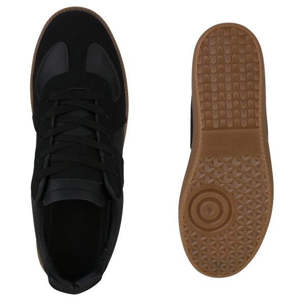 Herren Sneaker Low in Schwarz