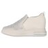 Damen Sneaker Wedges in Beige