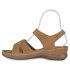 Damen Komfort Sandalen in Hellbraun