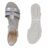 Damen Riemchensandaletten in Silber