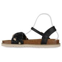 Damen Riemchensandalen in Schwarz