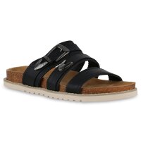 Damen Pantoletten in Schwarz