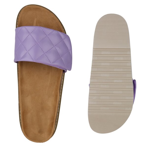 Damen Pantoletten in Helllila