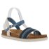 Damen Riemchensandalen in Blau
