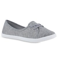 Damen Sportliche Ballerinas in Grau