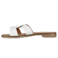 Damen Pantoletten in Weiss