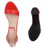Damen Klassische Sandaletten in Rot