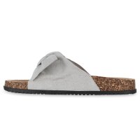 Damen Pantoletten in Grau