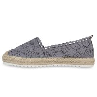 Damen Espadrilles in Grau