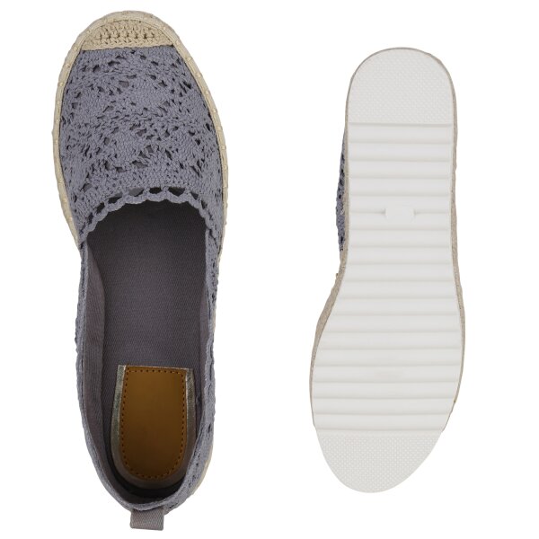 Damen Espadrilles in Grau